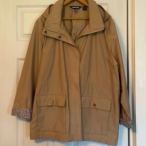 Lands end wind breaker/rain coat